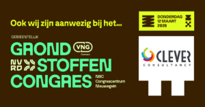 Clever Consultancy sponsort het Gemeentelijk Grondstoffencongres op 12 maart 2026 in Nieuwegein